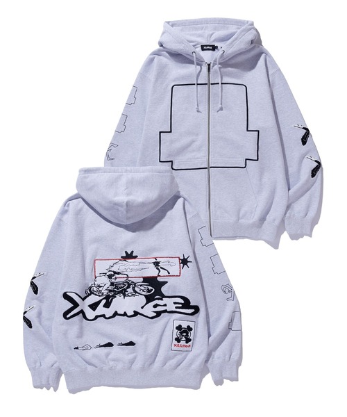 SPEED ZIP UP HOODED SWEATSHIRT（パーカー）｜XLARGE（エクストラ