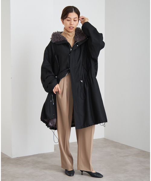 IENA（イエナ）の「ウーステッドフランネルモッズコート（モッズコート