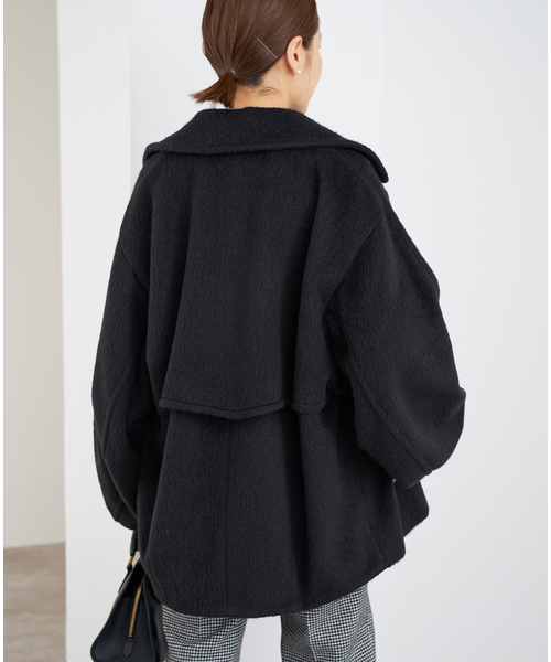 IENA（イエナ）の「モヘヤミックスシャギーショートコート（その他