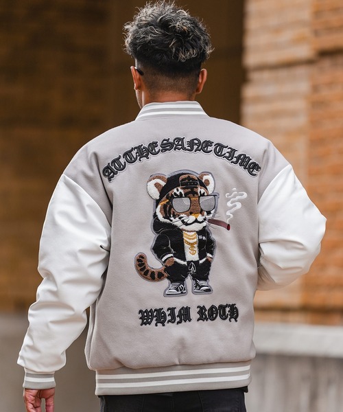 W/Rスモーキングタイガースタジアムジャンパー（スタジャン