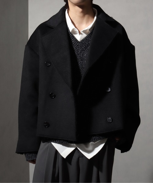 セール】【welise/ウェライズ】メルトンウール50 ダブルブレスト