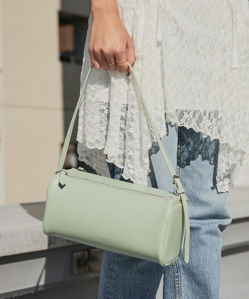 YAHKI/ヤーキ SOFT W FACE ミニマル レザーショルダーバッグ 2026年春