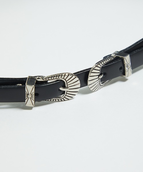 TOGA PULLA/トーガプルラ】ダブルバックルコンチョベルト TP21-AH267