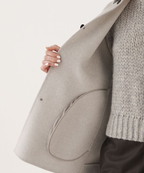 GALERIE VIE（ギャルリー ヴィー）の「ダブルフェイス シャツコート