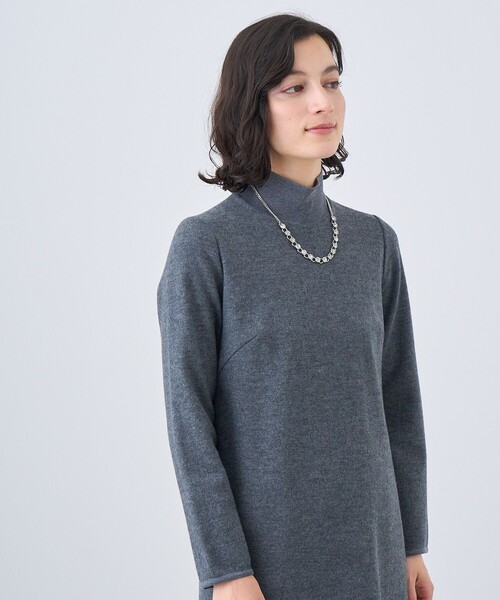 ANAYI（アナイ）の「ウールジャージーヘムフレア ワンピース