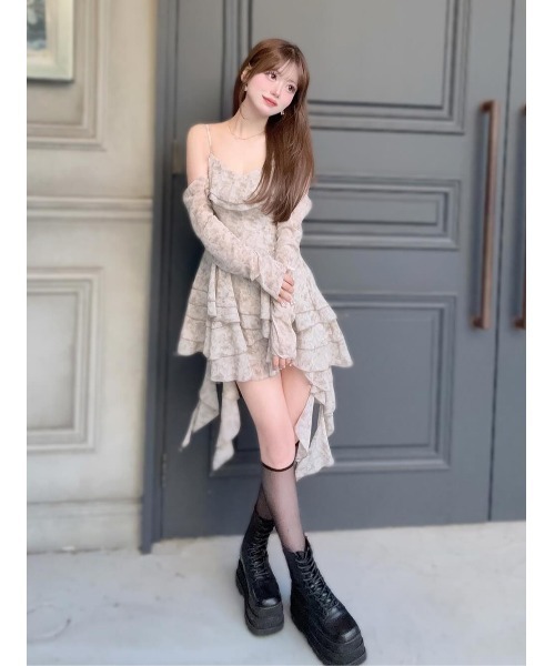 イレヘムタイダイフリルミニワンピース（ワンピース）｜Darich