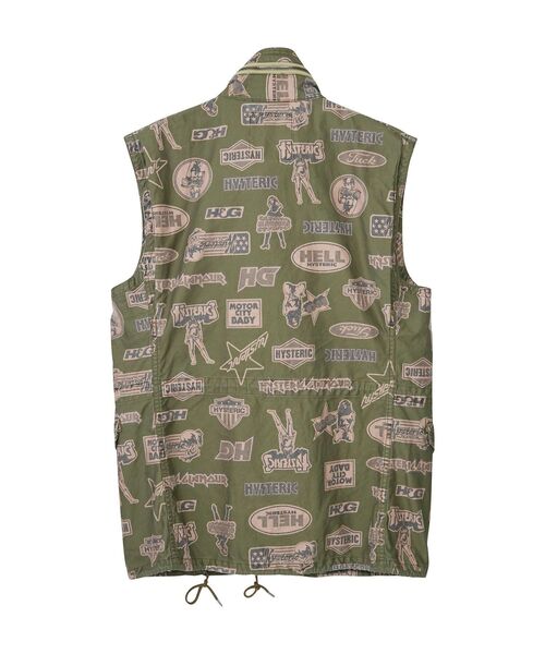 HYSTERIC GLAMOUR（ヒステリックグラマー）の「BAD AS MAMA M65ベスト