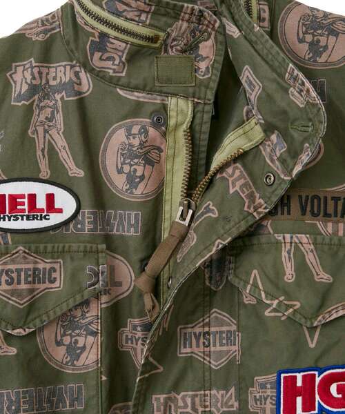 HYSTERIC GLAMOUR（ヒステリックグラマー）の「BAD AS MAMA M65ベスト