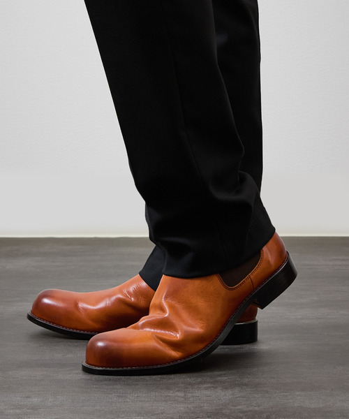 PADRONE パドローネ / SIDE GORE BOOTS [EDGAR] サイドゴアレザー