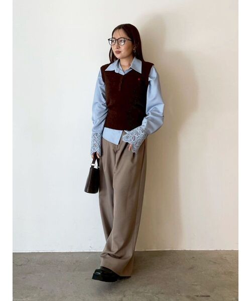 レースカフスシャツ（シャツ/ブラウス）｜LAGUNAMOON（ラグナムーン