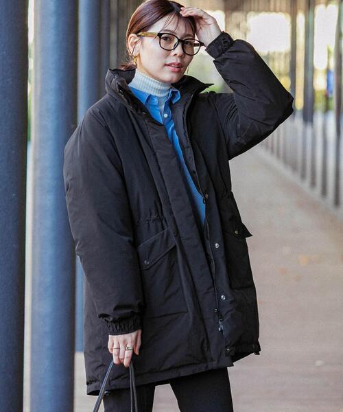 セール】F by ROSSO 撥水リバーシブルロングダウン（ダウンジャケット