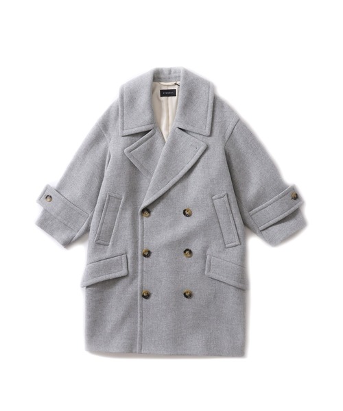 STUMBLY（スタンブリー）の「STUMBLY / Melton/Boa Combination Pea