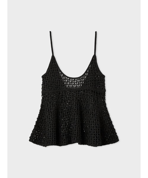 MIESROHE（ミースロエ）の「ﾒｯｼｭﾆｯﾄﾋﾞｽﾁｪ（ニット/セーター）」 - WEAR