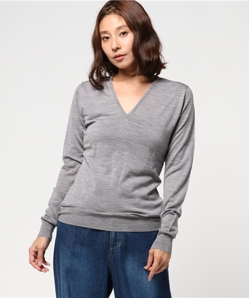 JOHN SMEDLEY（ジョンスメドレー）の「JOHN SMEDLEY Vネックニット