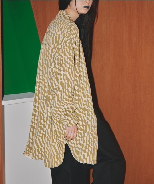 TODAYFUL（トゥデイフル）の「ジオメトリックオーバーシャツ（シャツ