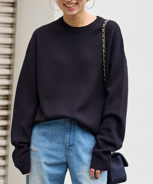 セール】スムースプルオーバー（ニット/セーター）｜FRAMeWORK