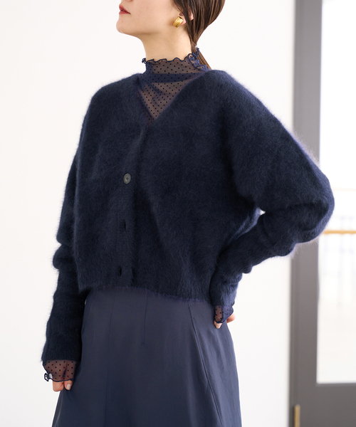 IENA（イエナ）の「fluffyファーカーディガン（カーディガン/ボレロ