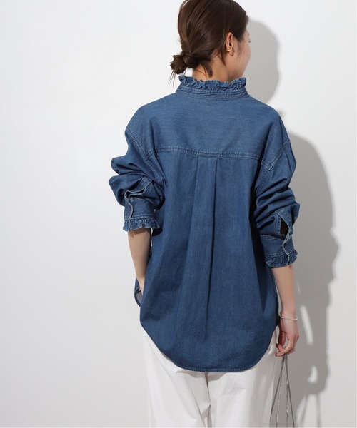 追加9》デニムフリルブラウス（シャツ/ブラウス）｜JOURNAL STANDARD