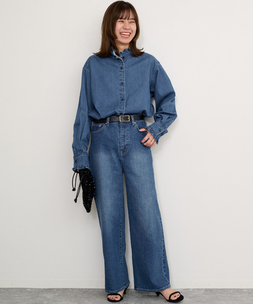 追加9》デニムフリルブラウス（シャツ/ブラウス）｜JOURNAL STANDARD