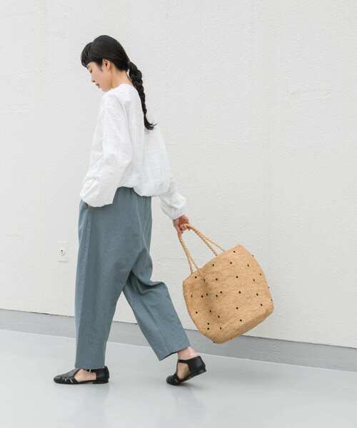 かぐれ（カグレ）の「クロスステッチドロストブラウス（シャツ