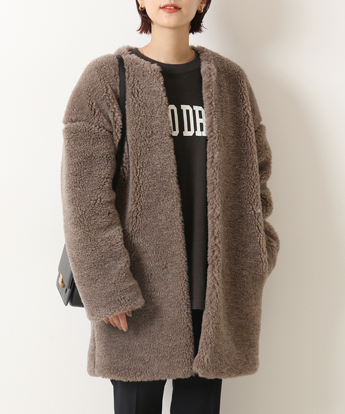 TICCA（ティッカ）の「【TICCA /ティッカ】ウールファーノーカラー