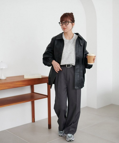 セール】【リバイバル/ユニセックス】ヴィンテージPUレザージャケット