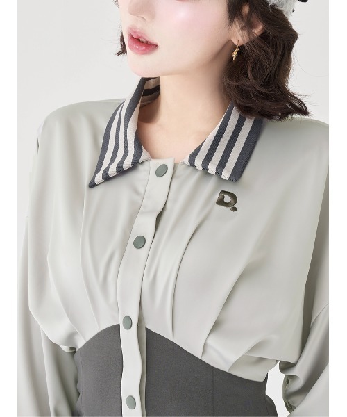 ドルマンスリムスカジャンミニワンピース（ワンピース）｜Darich