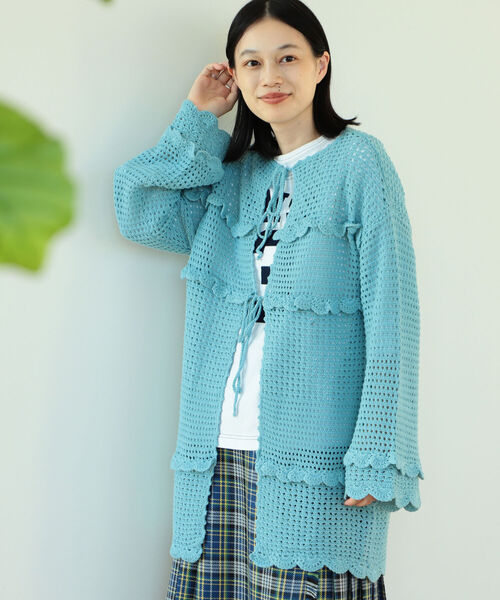 BEAMS BOY（ビームスボーイ）の「BEAMS BOY / フリル ニット