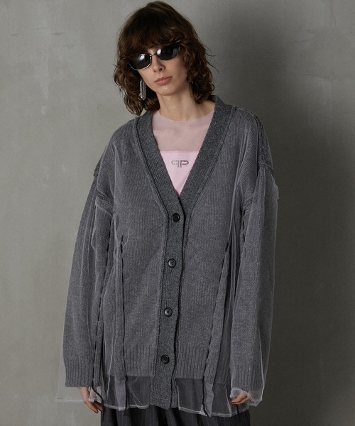 PRANK PROJECT（プランクプロジェクト）の「チュールレイヤードニット