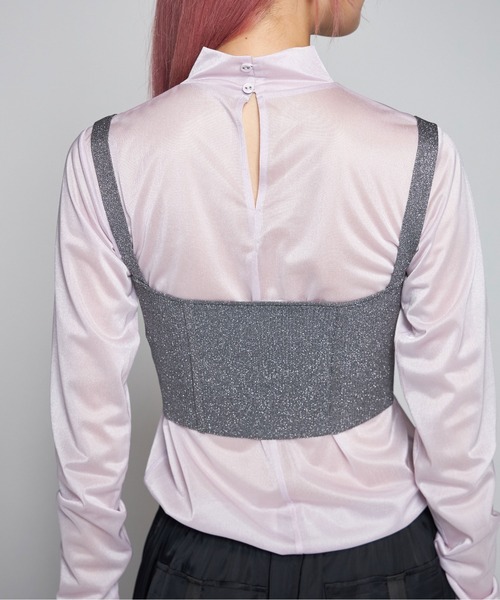 JOSE MOON（ジョゼムーン）の「SHINY SHEER TOPS/シャイニーシアー