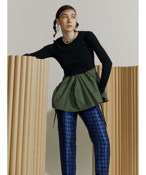 UN3D.（アンスリード）の「ウェーブラインギャザーキャミソール