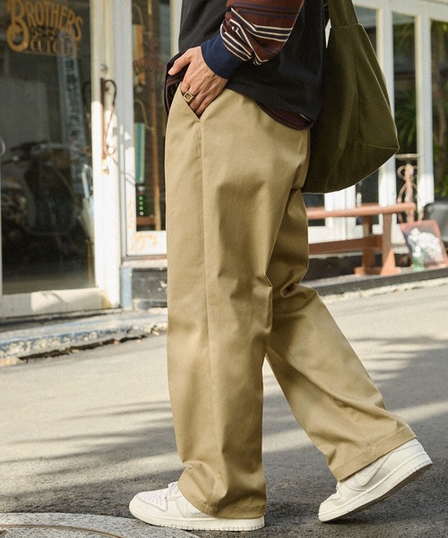 Dickies/ディッキーズ ロゴピスネーム ストレッチイージー カラー