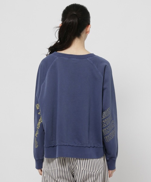 スリーブロゴハーフZIPプルオーバー（スウェット）｜niko and