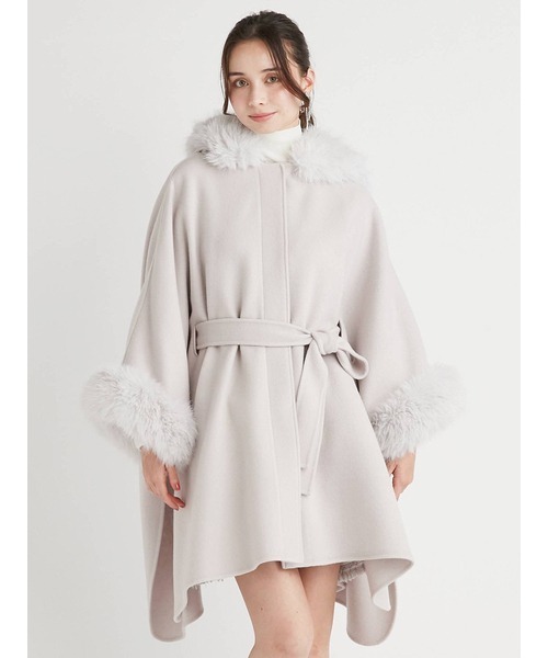 CELFORD（セルフォード）の「ファーポンチョコート（ポンチョ）」 - WEAR