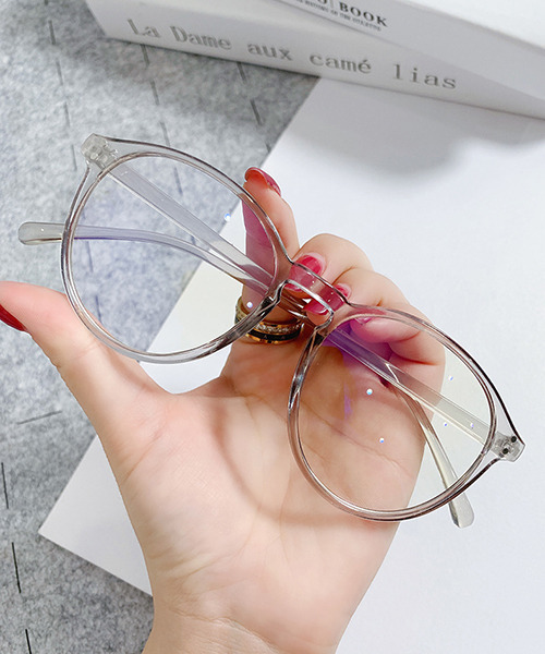 c.u.l】ユニセックス ボストンフレーム クリアレンズ 伊達メガネ