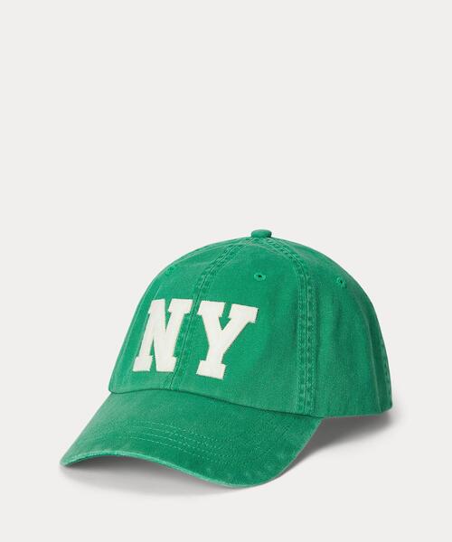 NY パッチ ツイル ボール キャップ（キャップ）｜POLO RALPH LAUREN