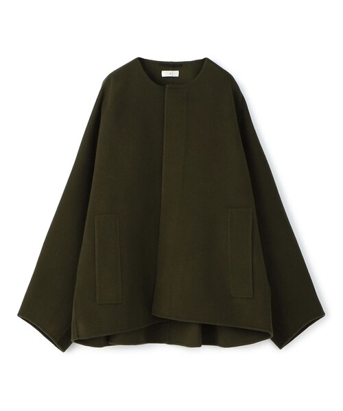 ウールダブルフェイス マントコート（その他アウター）｜TOMORROWLAND