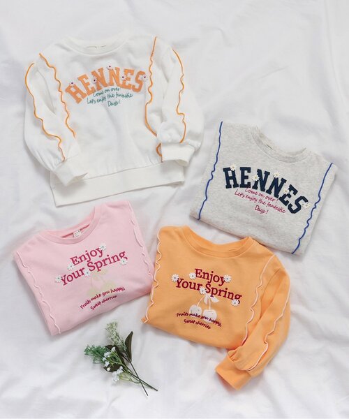 セール】【WEB限定】刺繍カレッジロゴ メロウトレーナー（スウェット