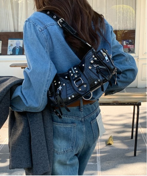 セール】Y2K スタッズショルダーバッグ（ショルダーバッグ）｜gossip