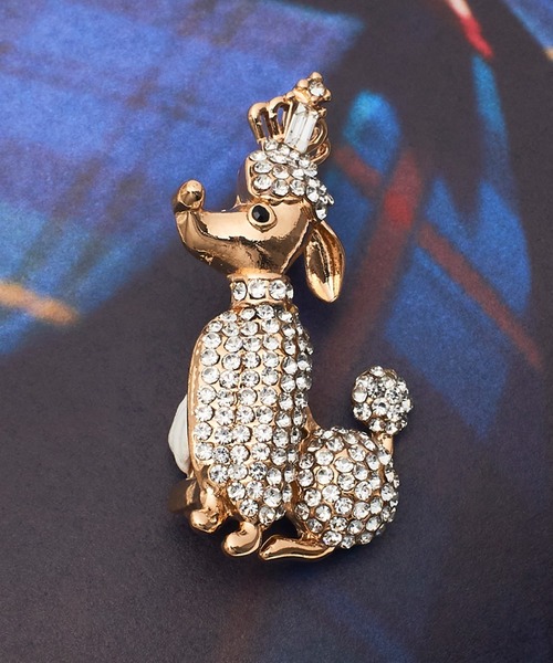 セール】【Merry Gem】アニマルモチーフブローチ DOG CAT イヌ ネコ