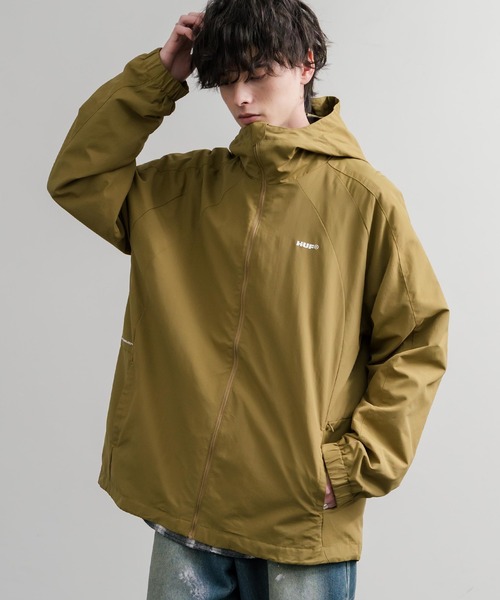 HUF ハフ ALL CAPS SHELL JACKET オーバーサイズラグランスリーブ