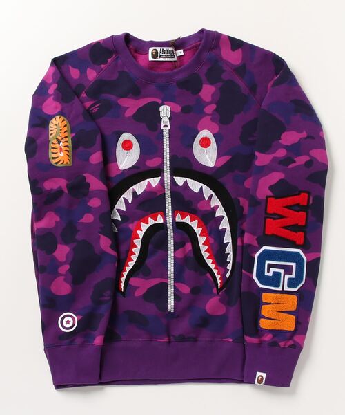 A BATHING APE（アベイシングエイプ）の「COLOR CAMO EMBROIDERY SHARK