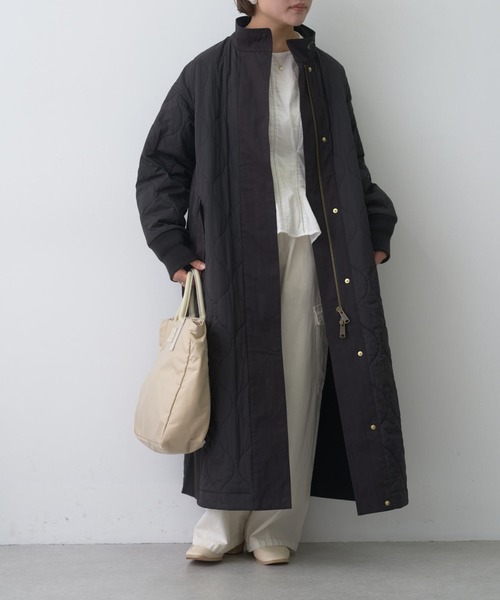 PUAL CE CIN（ピュアルセシン）の「異素材MIXモッズコート（モッズ