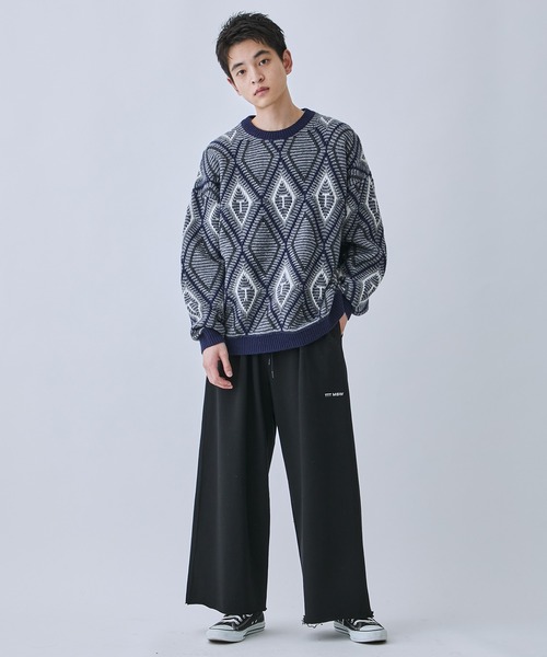 TTTMSW/ティー】Diamond pull over knit（ニット/セーター）｜TTT MSW