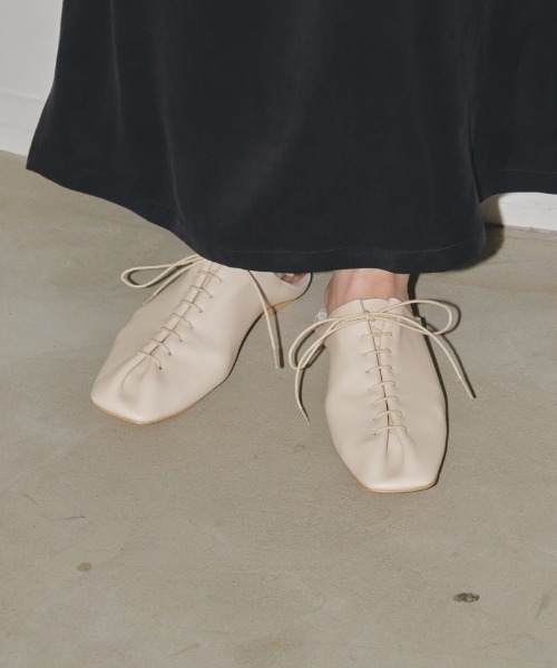 セール】Laceup Leather Shoes（スリッポン）｜TODAYFUL（トゥデイフル