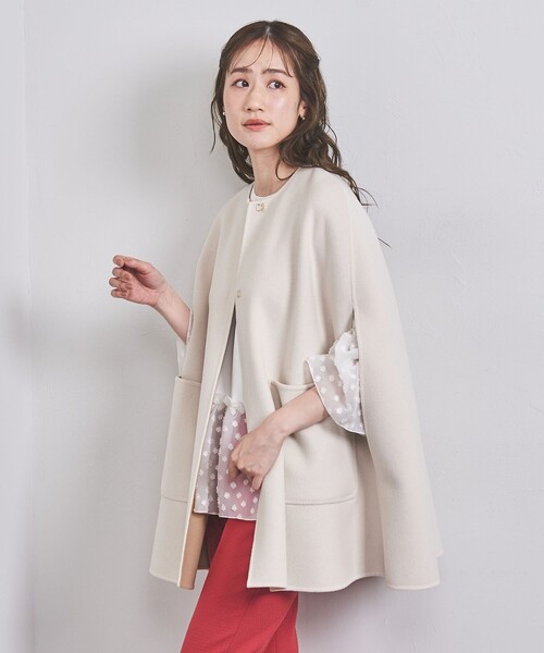 UNITED ARROWS（ユナイテッドアローズ）の「バイカラー リバー ケープ