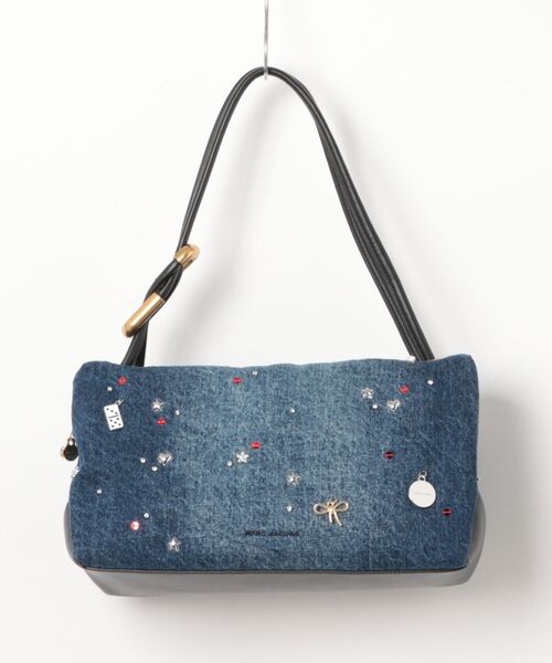 TRINKET CHARM DENIM LARGE DUAL BAG/ザ トリンケット チャーム デニム