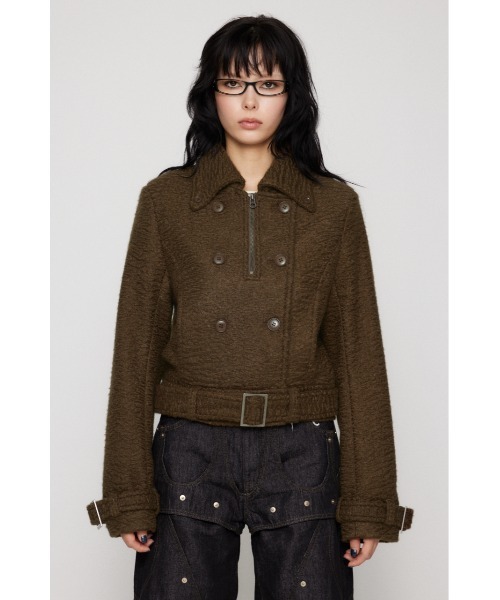 SHORT COMPACT DOUBLE コート（ピーコート）｜LAGUA GEM（ラグアジェム