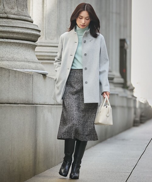 J.PRESS（ジェイプレス）の「ウールシルクツイードグレンチェック