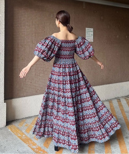Ameri（アメリ）の「MEDI REBECCA OFF SHOULDER DRESS（ワンピース